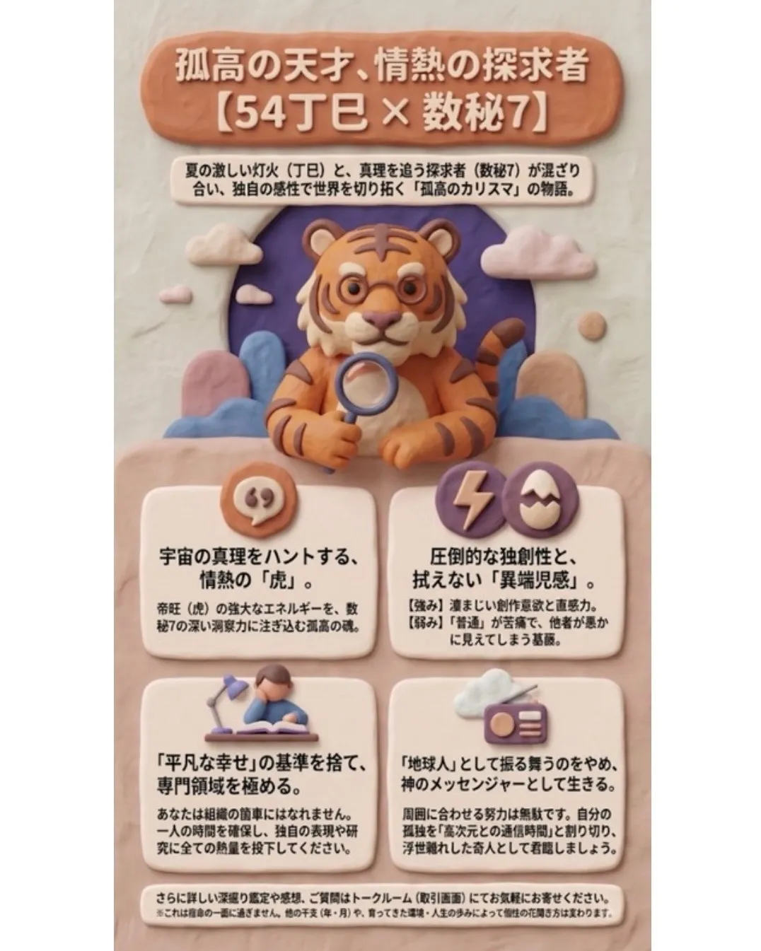 54丁巳×数秘7】唯一無二の直感を信じて